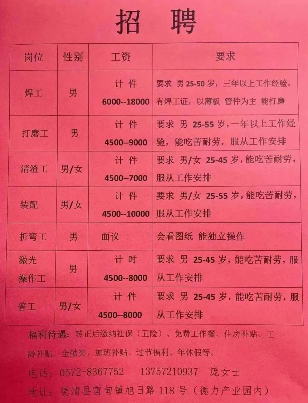 沧州黄骅招工最新招聘信息沧州黄骅招工最新招聘信息概览