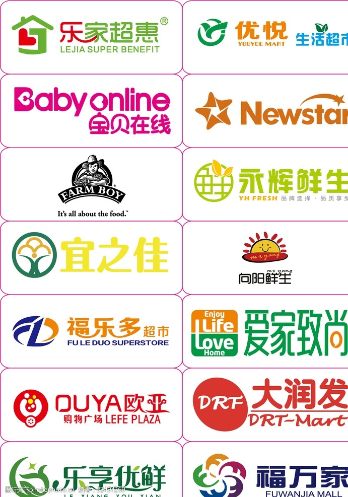 百货超市log百货超市Logo的设计与意义